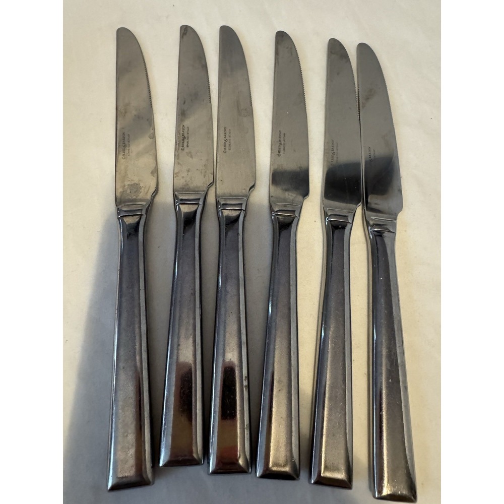 ADDISON Reed & Barton 6 Dinner Knives Stainless Everyday‎ Flatware China